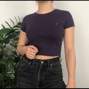 PURPLE TOMMY JILFIGHER SHIRT